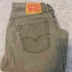Levi's Men's Olive Jeans 32x32